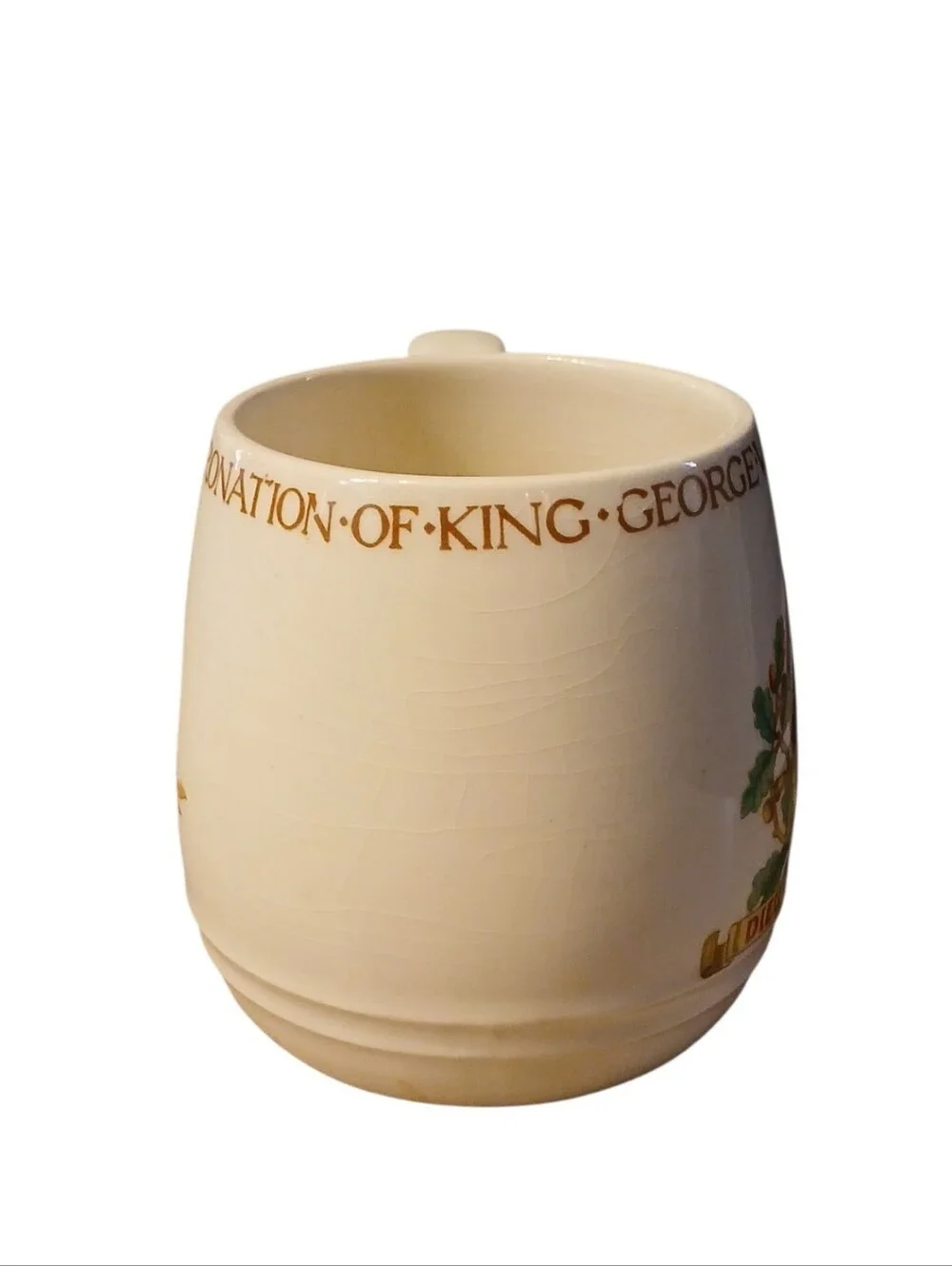 Vintage 1930s Coronation Mug | King George VI and Queen Elizabeth